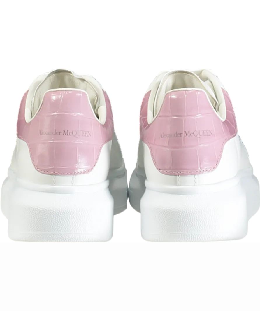 Alexander McQueen White Runway White/pink Suede Shoes UK 6.5 EU 39.5 👠