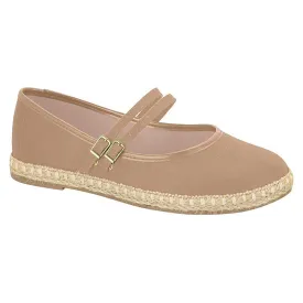 Beige Double Straps Espadrilles