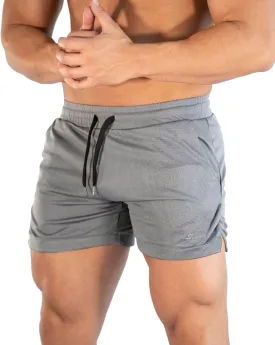 Surenow Mens Running Gym Shorts 3 Inch Breathable Lightweight Athletic Sport Shorts Training Workout Shorts with Pockets