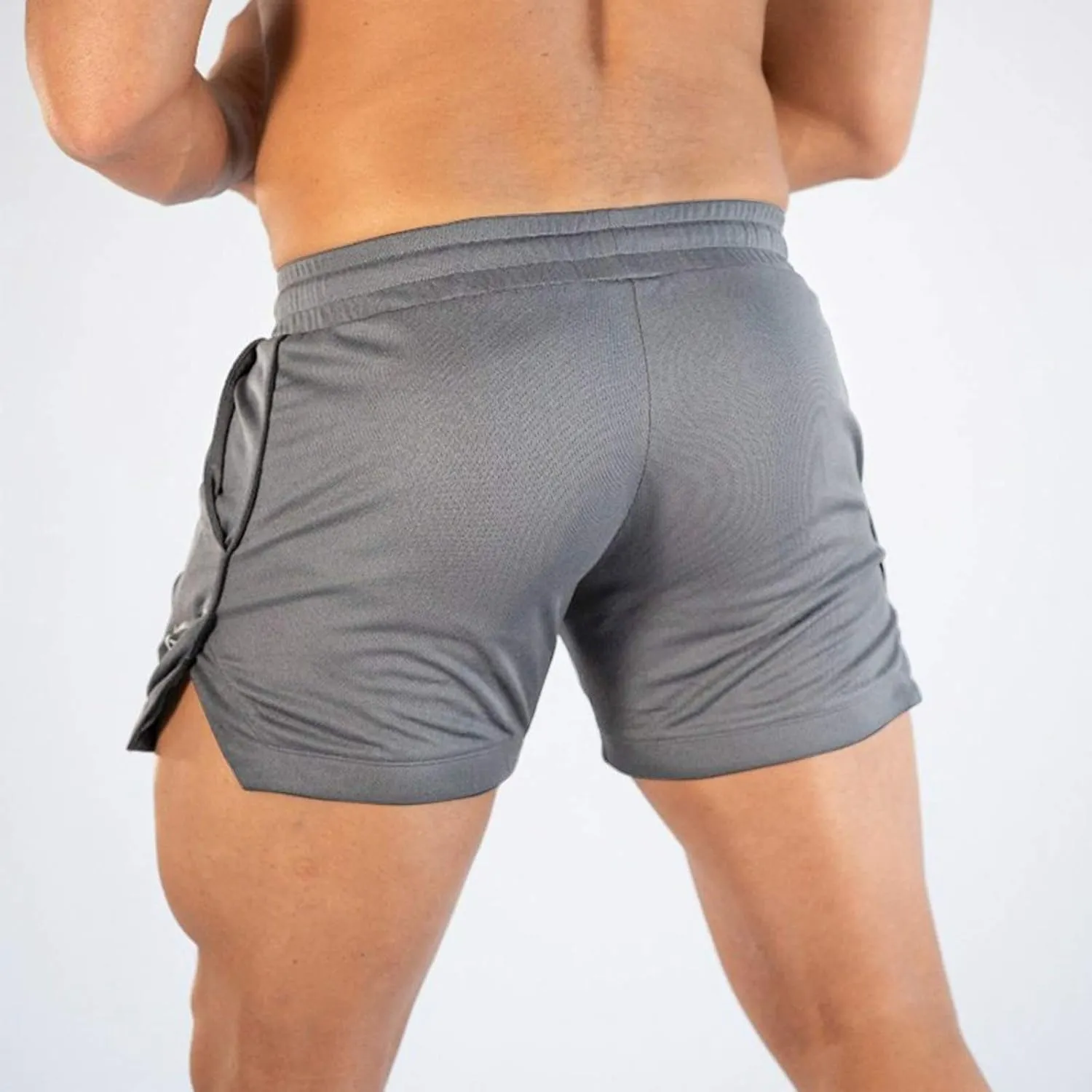 Surenow Mens Running Gym Shorts 3 Inch Breathable Lightweight Athletic Sport Shorts Training Workout Shorts with Pockets